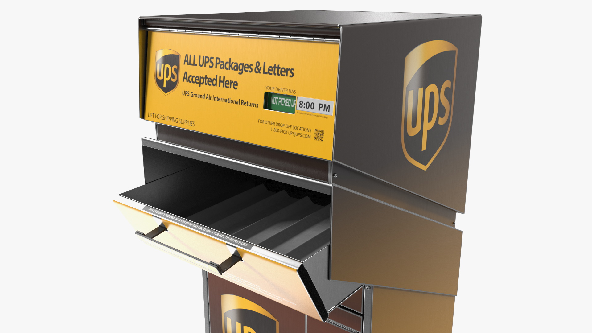 3D model UPS Package Drop Box