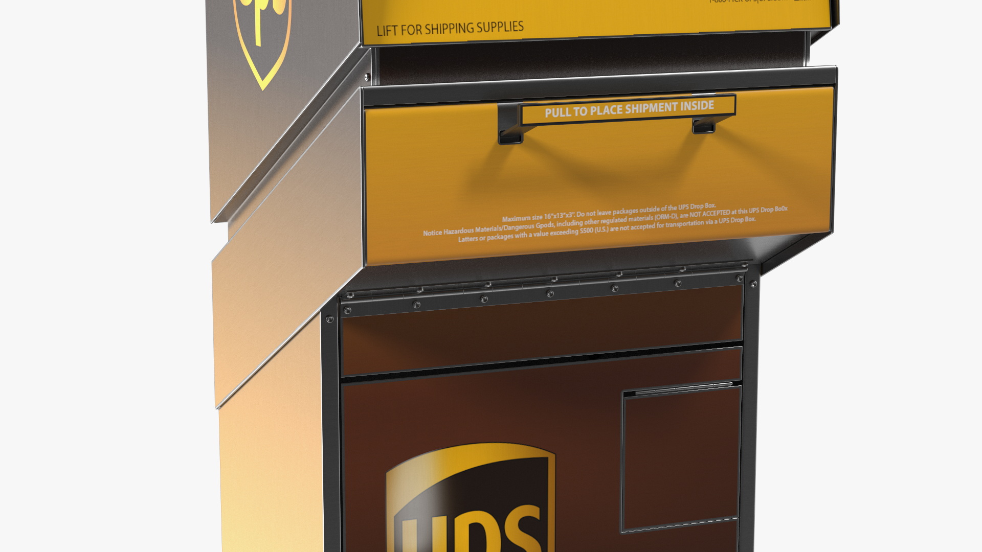 3D model UPS Package Drop Box