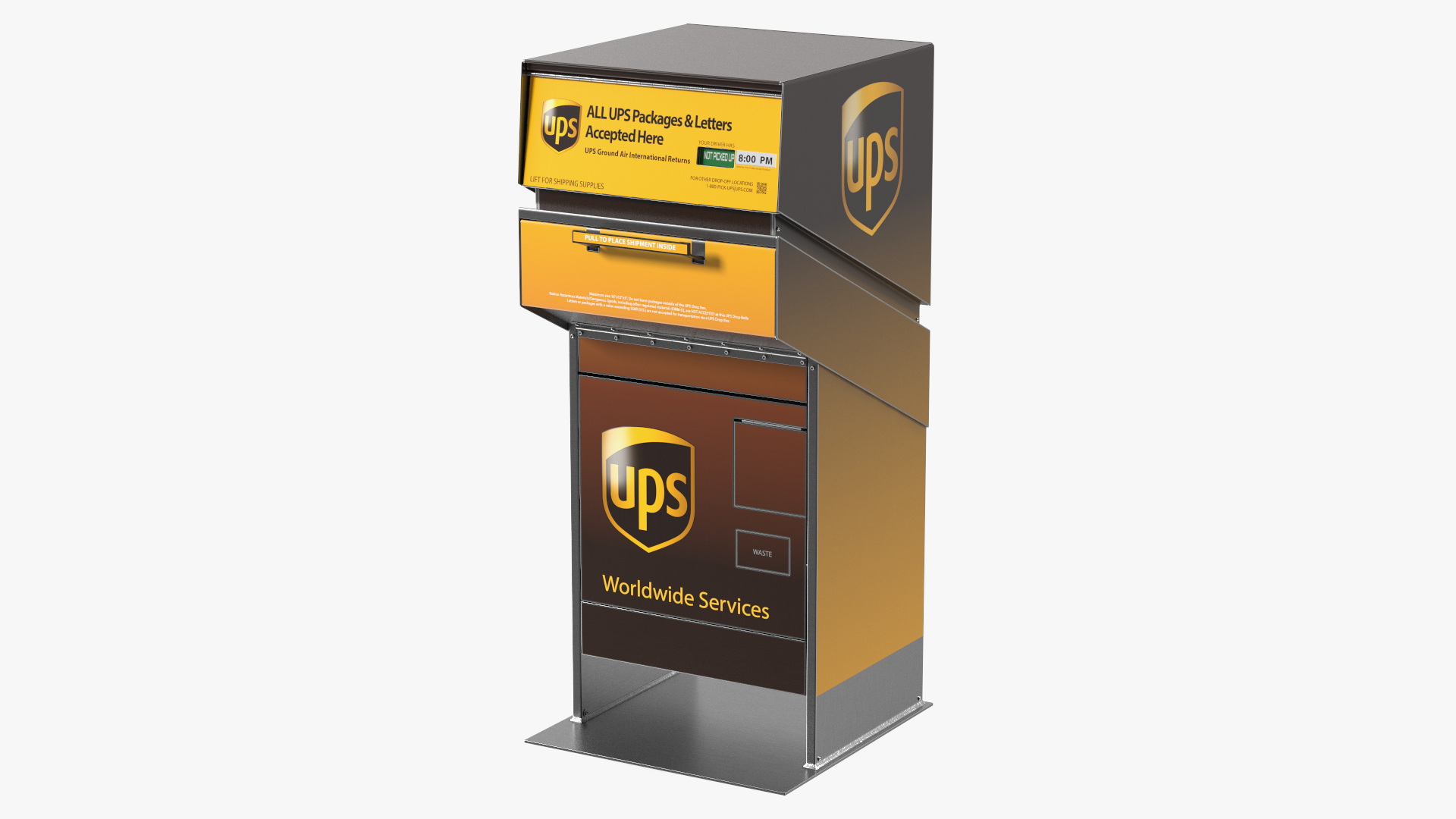 3D model UPS Package Drop Box