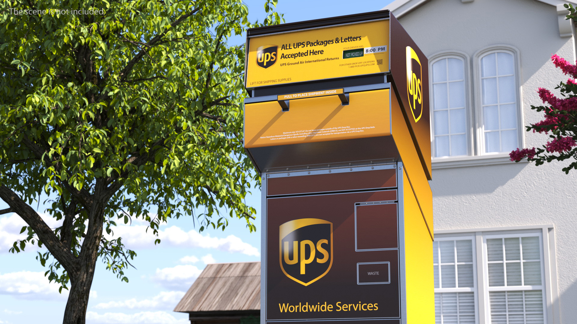 3D model UPS Package Drop Box