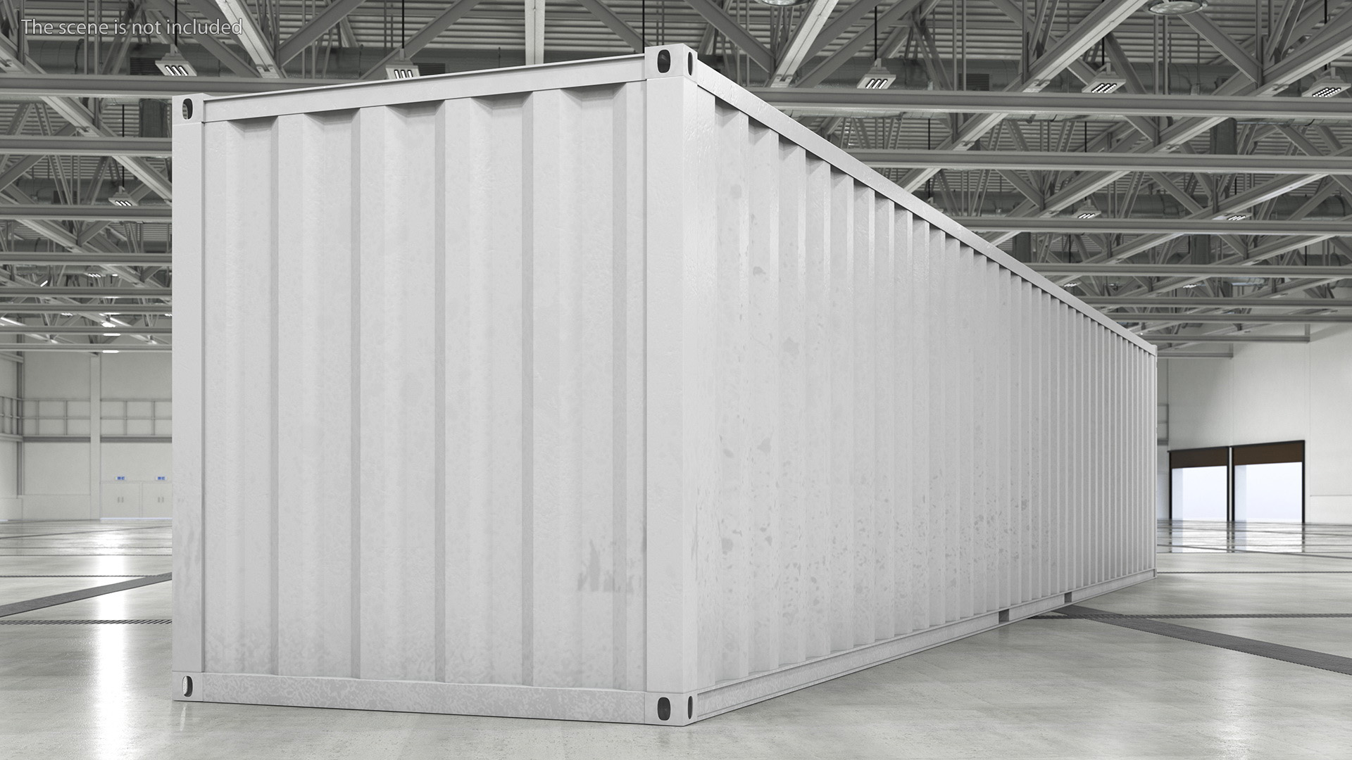 3D model Shipping Cargo Container 48 Ft