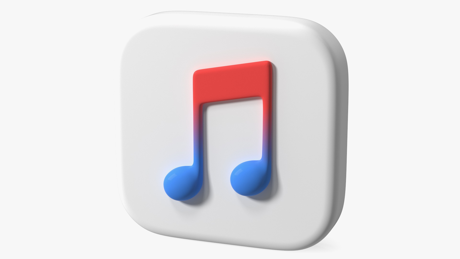 iPhone iOS Apple Music Icon 3D