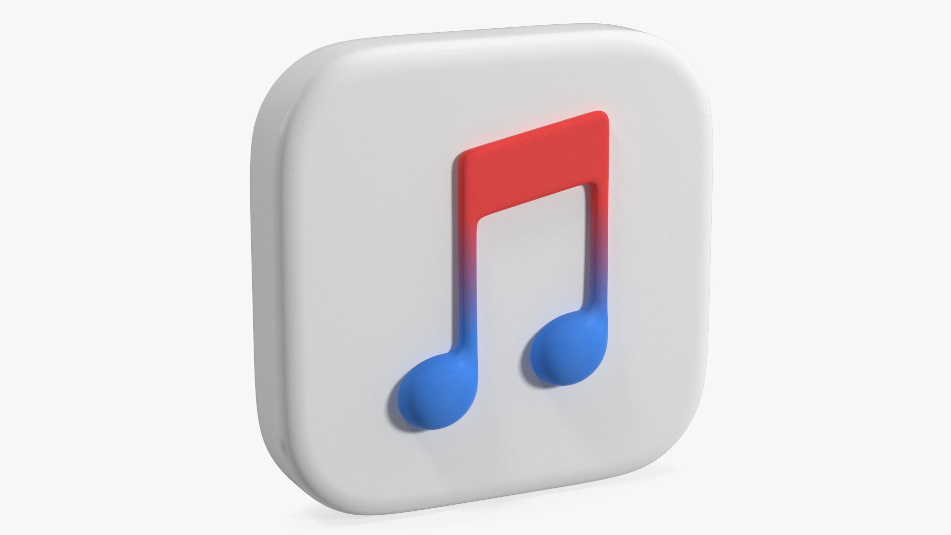 iPhone iOS Apple Music Icon 3D