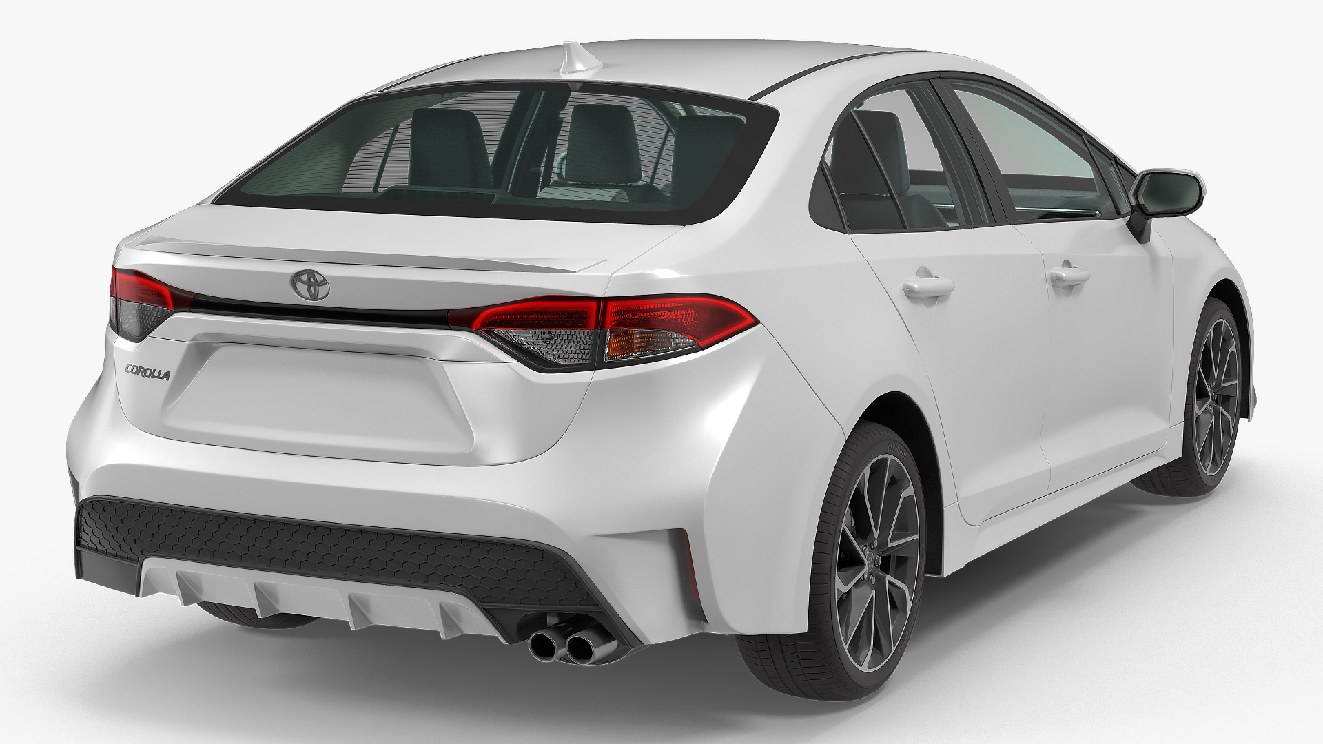 3D Toyota Corolla 2020 Rigged