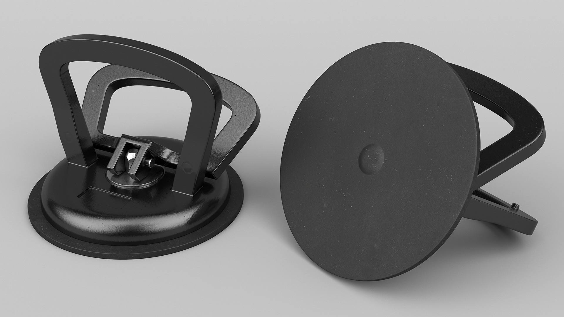 Vacuum Suction Cup Black 3D model