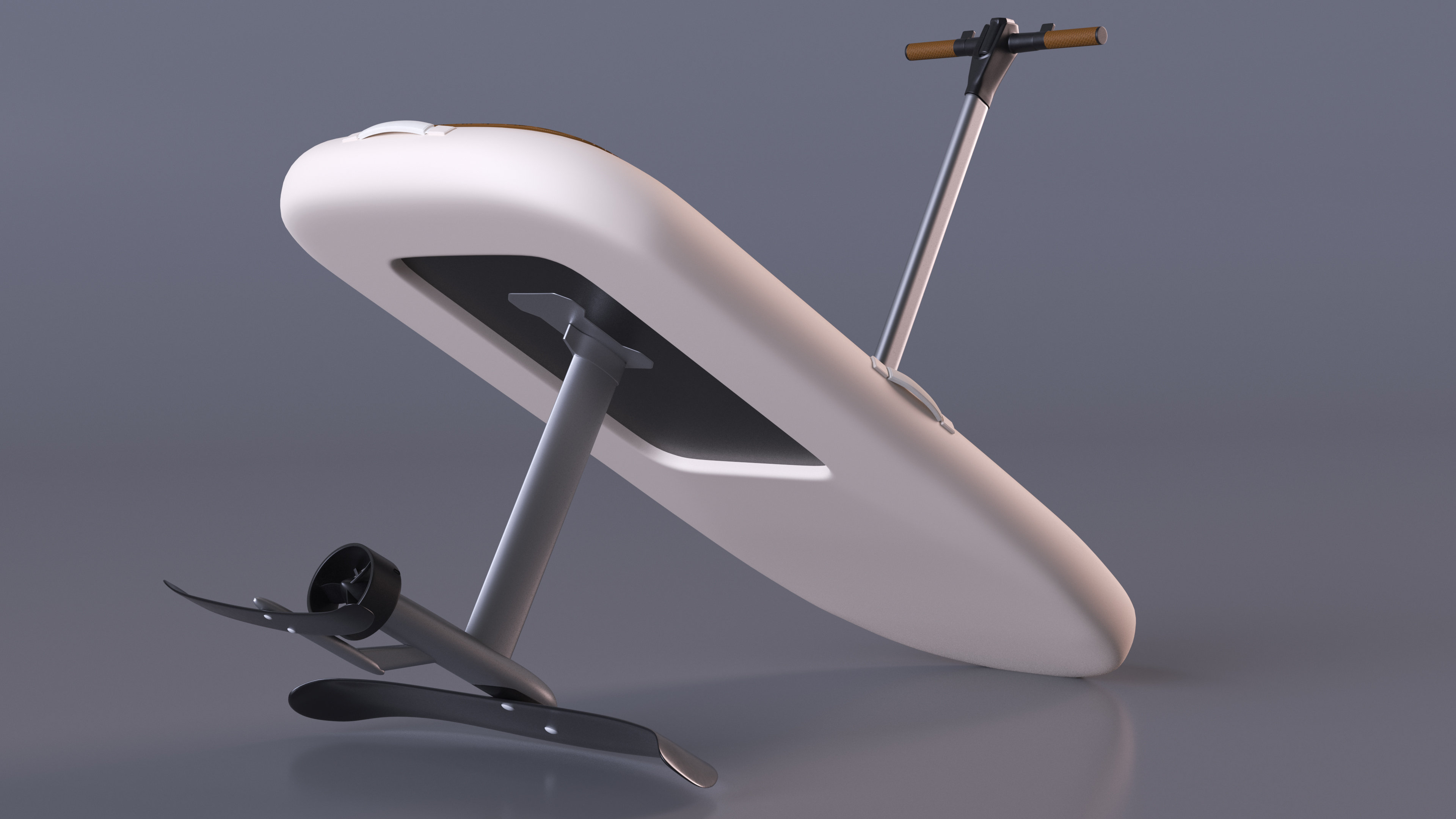 3D model Flitescooter Oyster Color