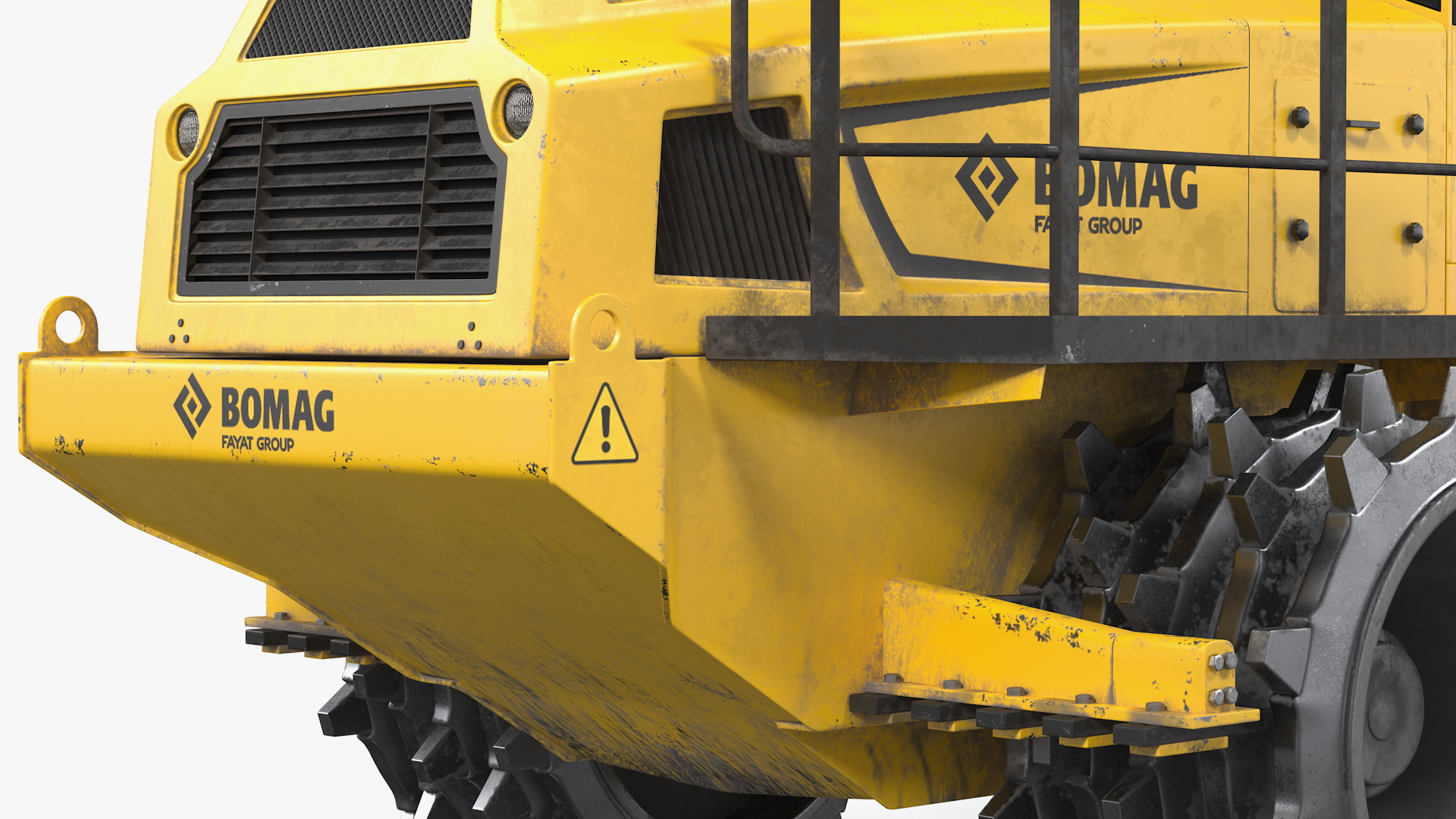 Bomag BC 473 RB5 Refuse Compactor Dusty 3D model