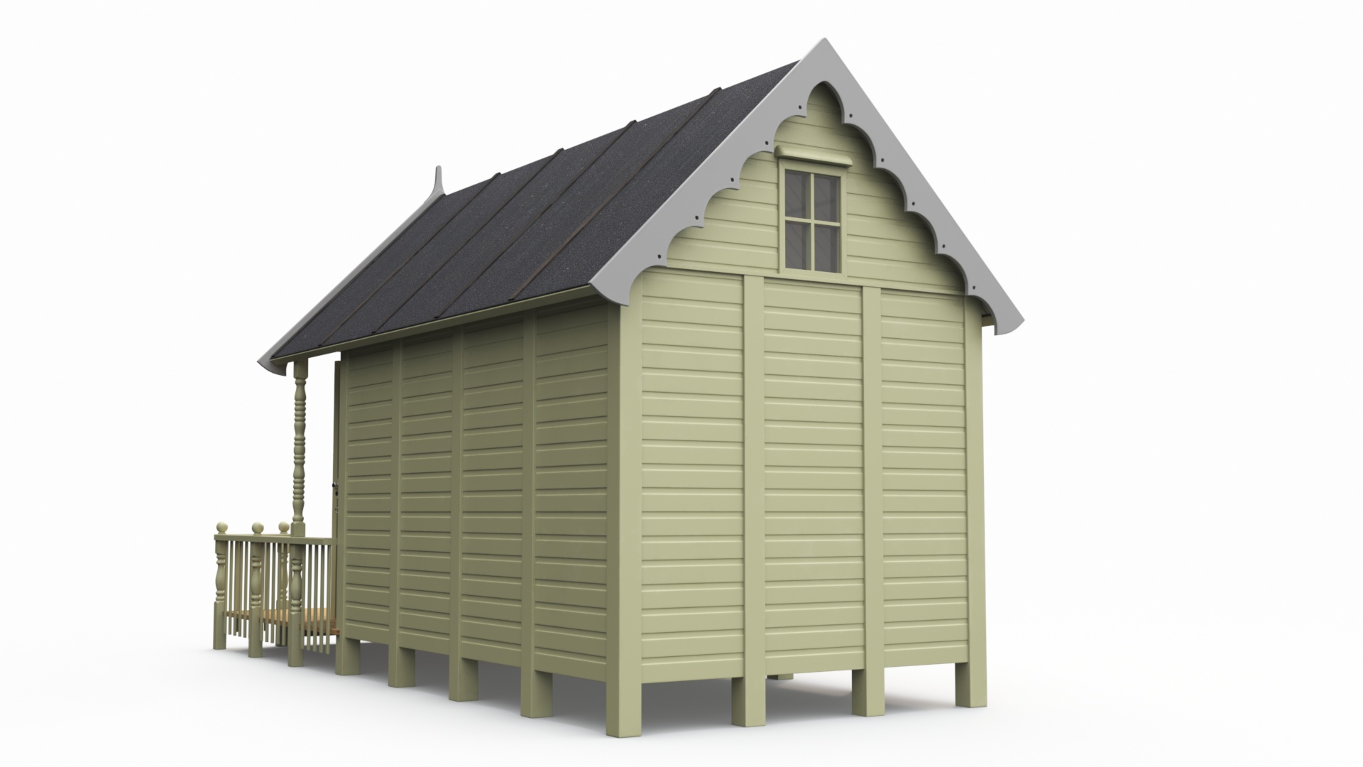 3D model Small Beach Hut