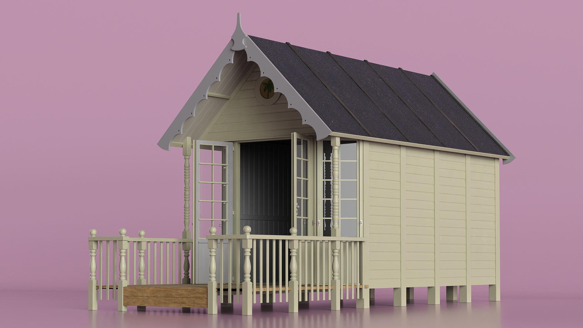 3D model Small Beach Hut