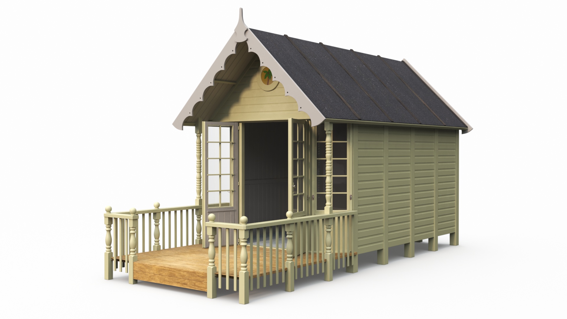 3D model Small Beach Hut