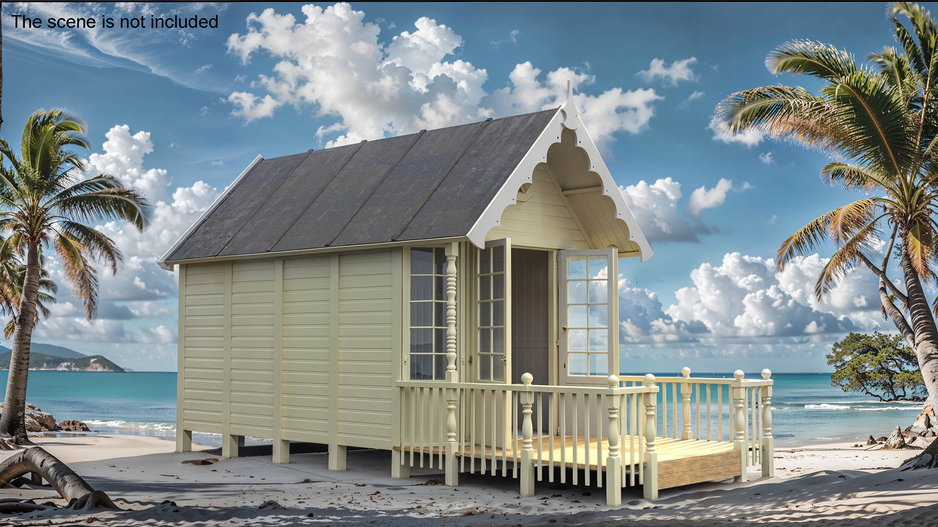 3D model Small Beach Hut