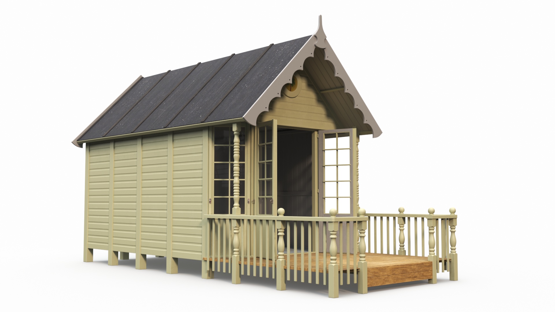 3D model Small Beach Hut