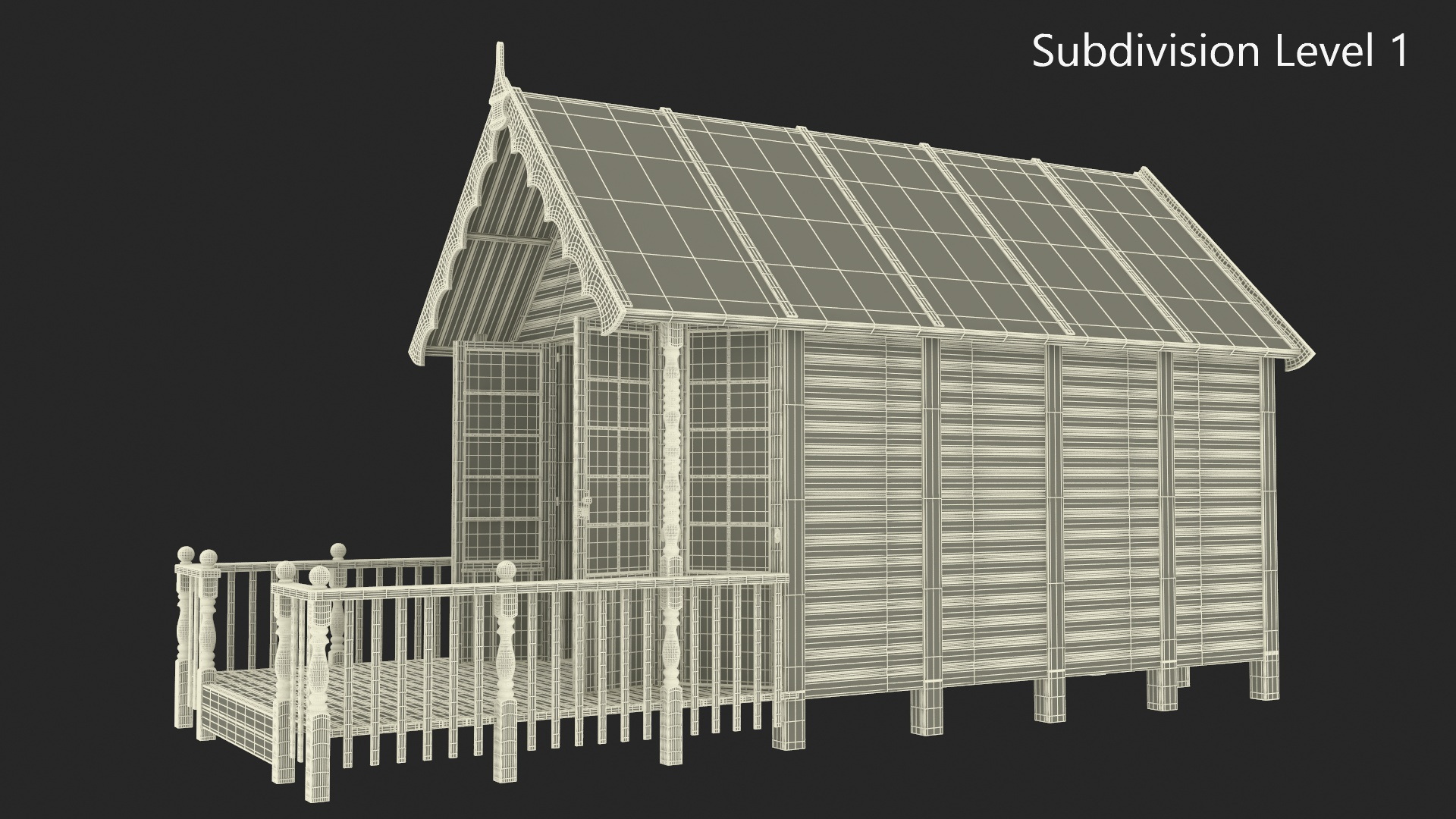 3D model Small Beach Hut