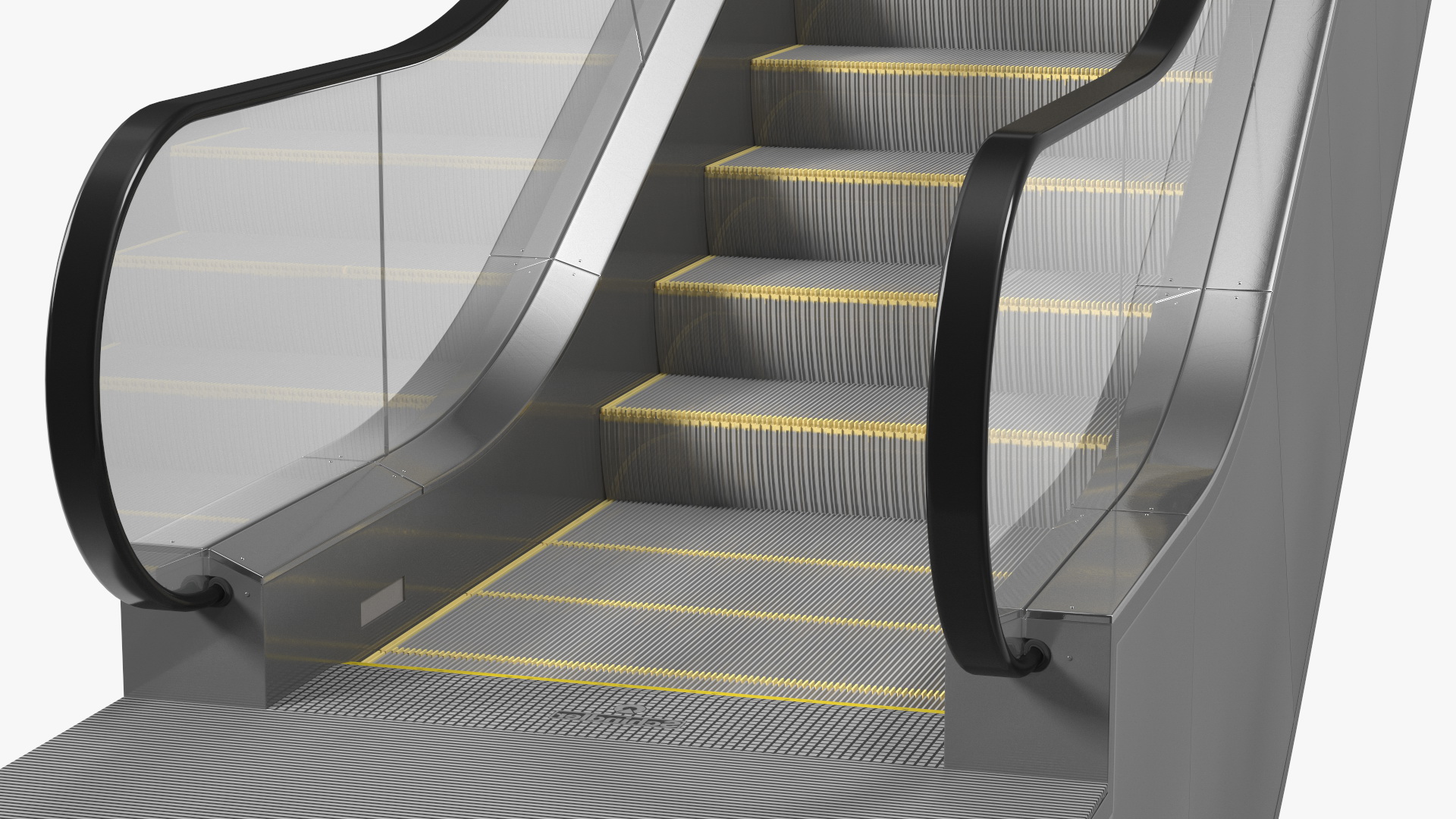 3D model Commercial Escalator