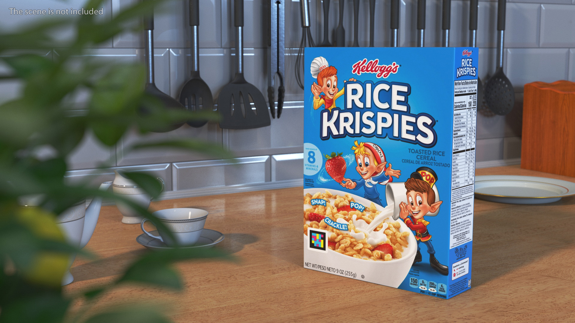 3D Rice Krispies Cereal Box Kelloggs model