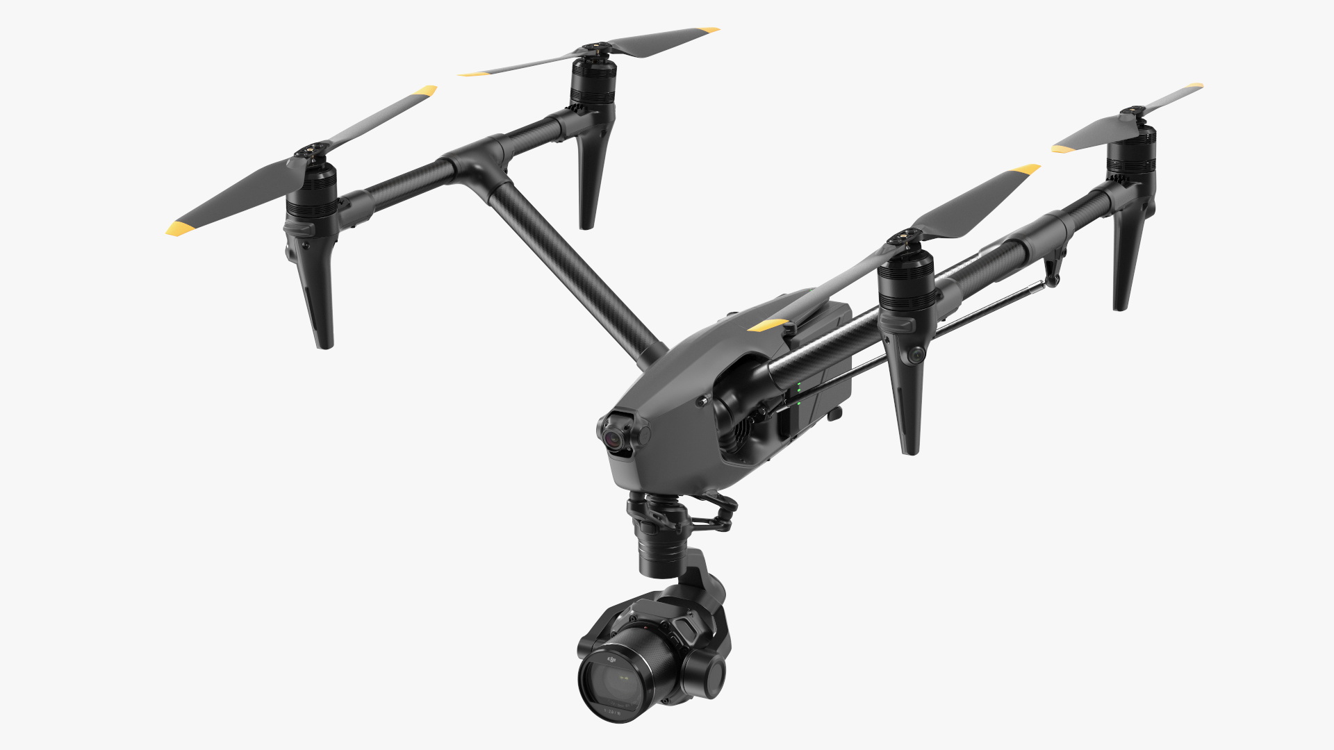 DJI Inspires Drone Rigged for Cinema 4D 3D model