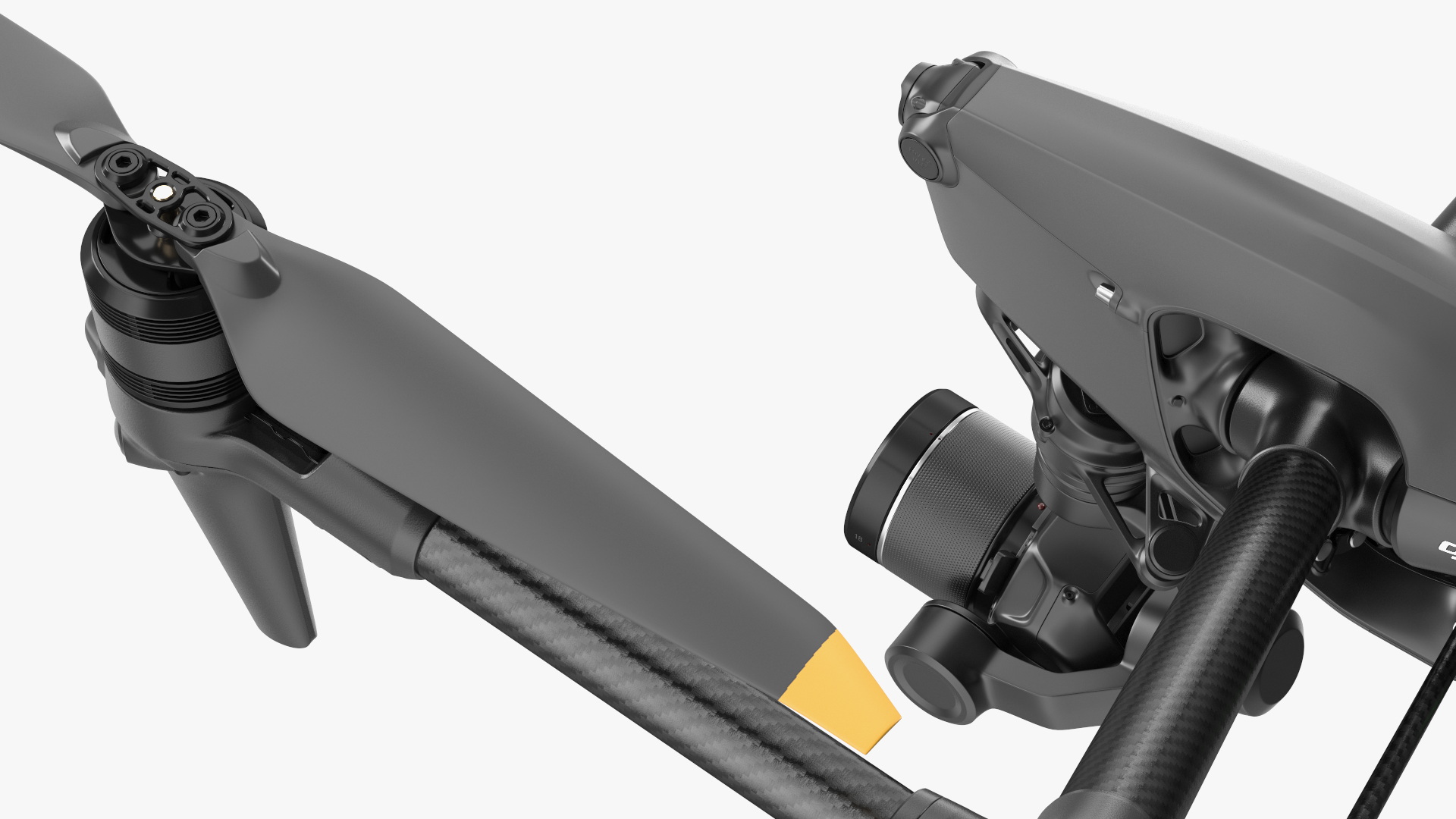 DJI Inspires Drone Rigged for Cinema 4D 3D model