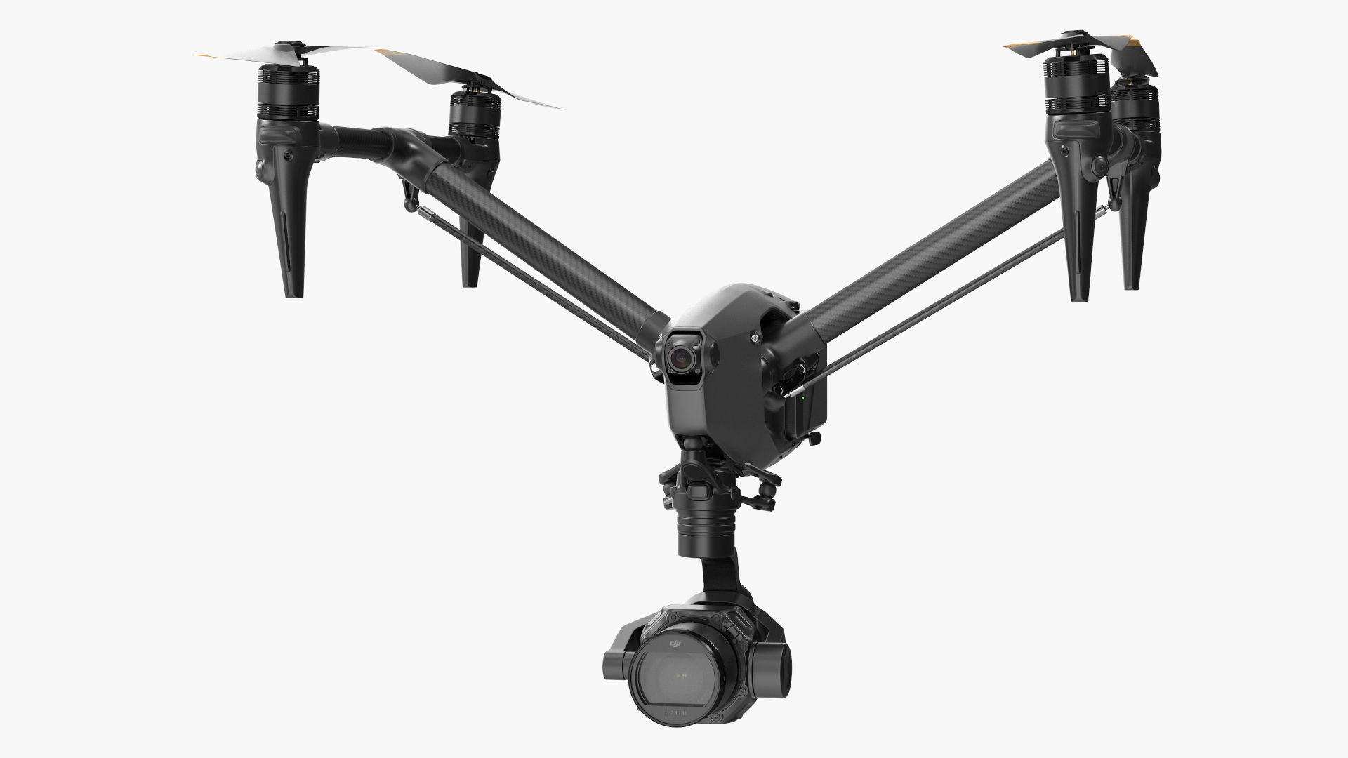 DJI Inspires Drone Rigged for Cinema 4D 3D model