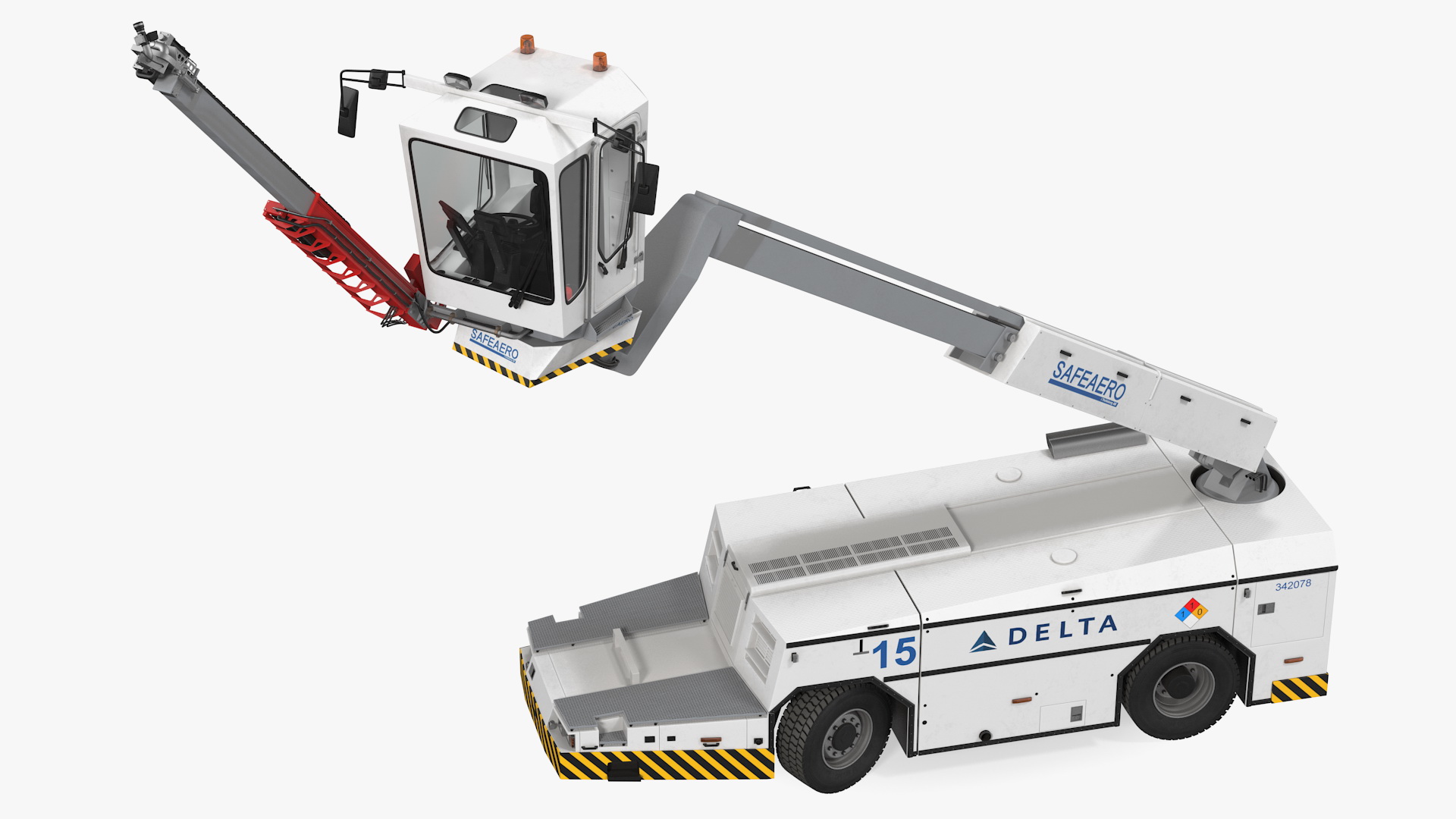 3D model Safeaero 220 Deicing Vehicle Rigged