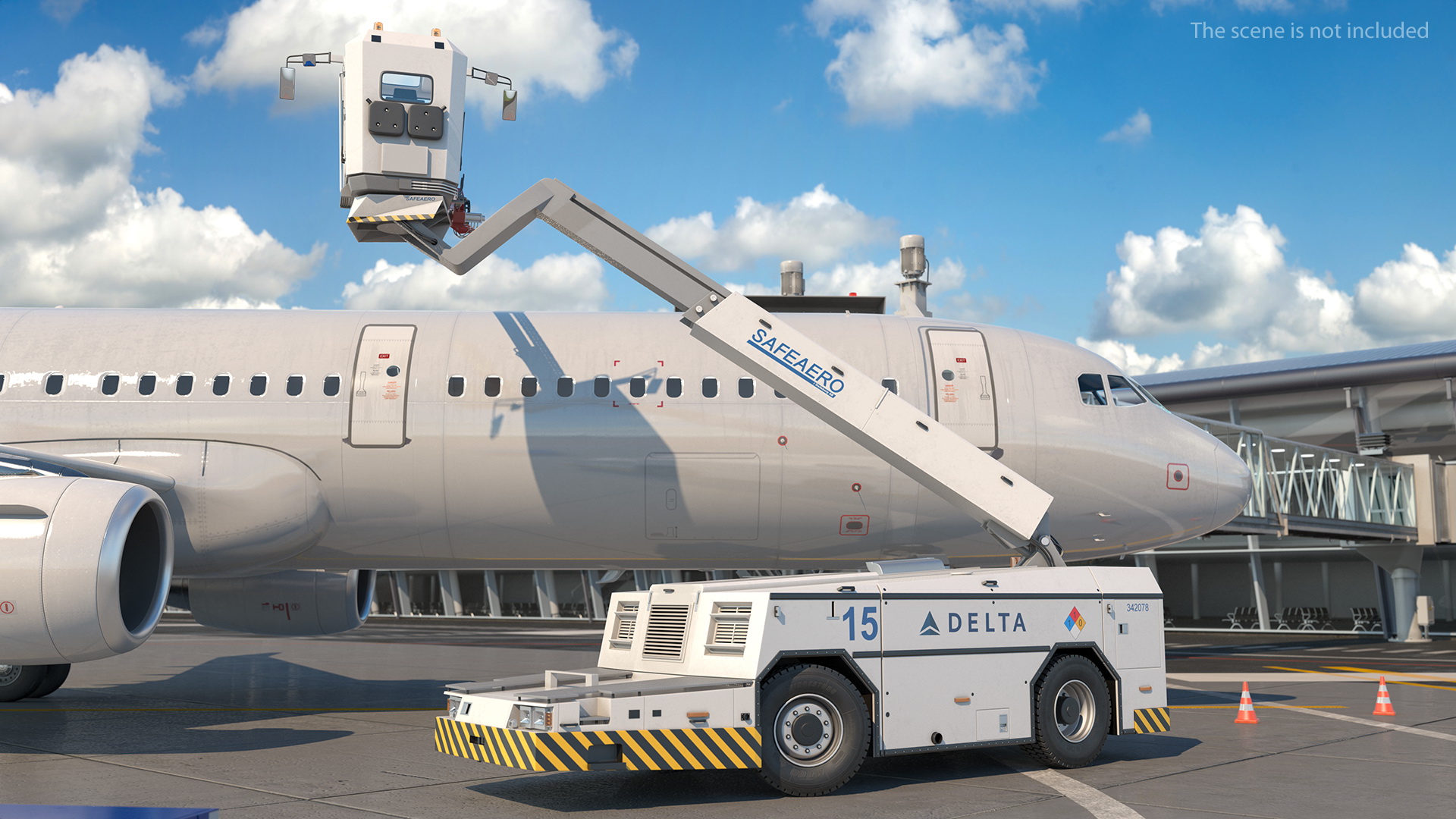 3D model Safeaero 220 Deicing Vehicle Rigged