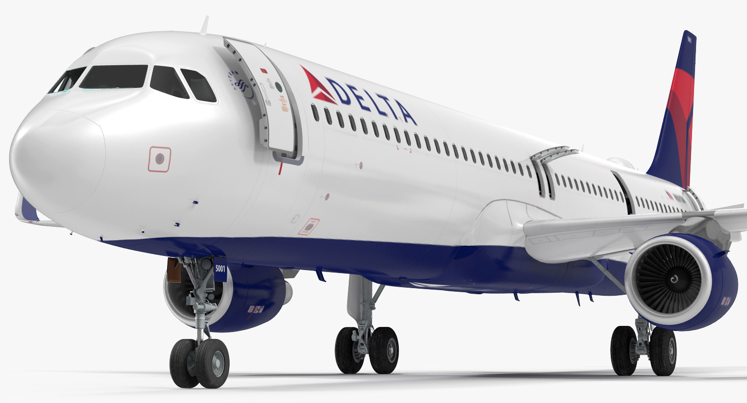 3D Airbus A321 NEO Delta