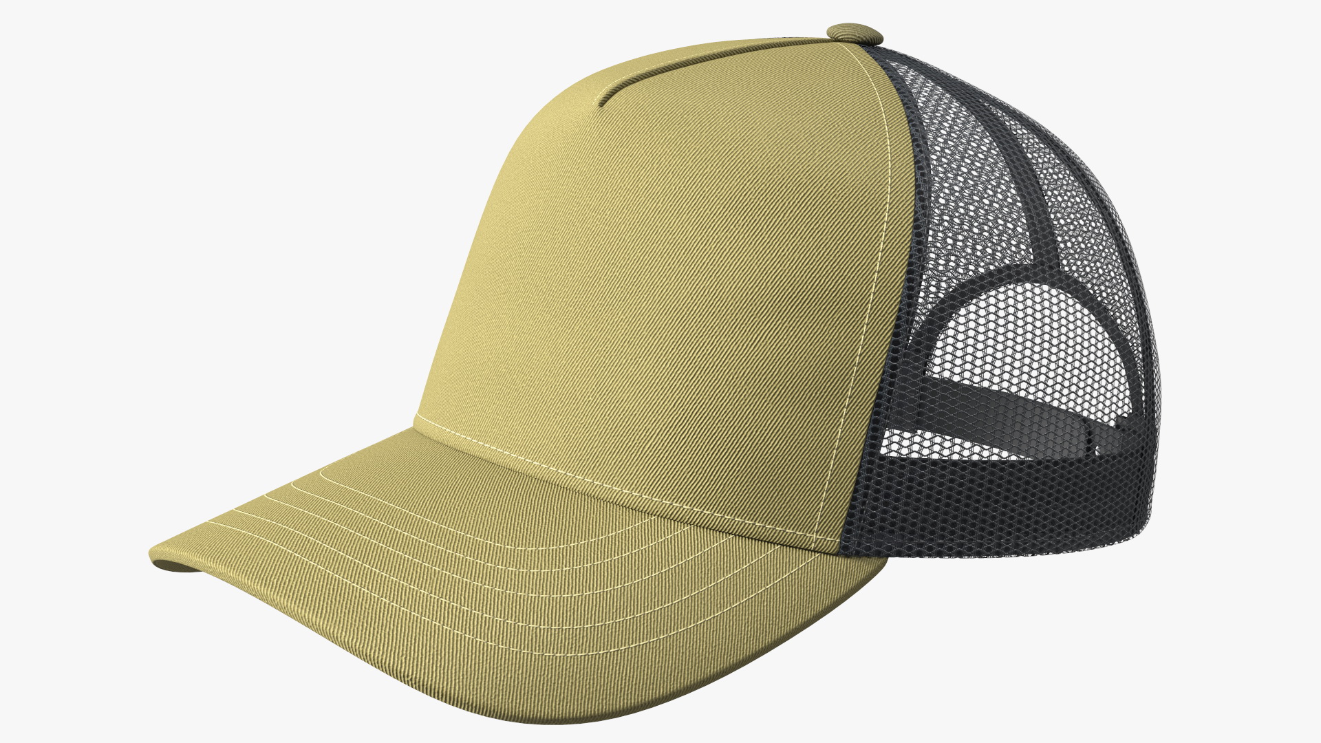 Trucker Cap Olive 3D