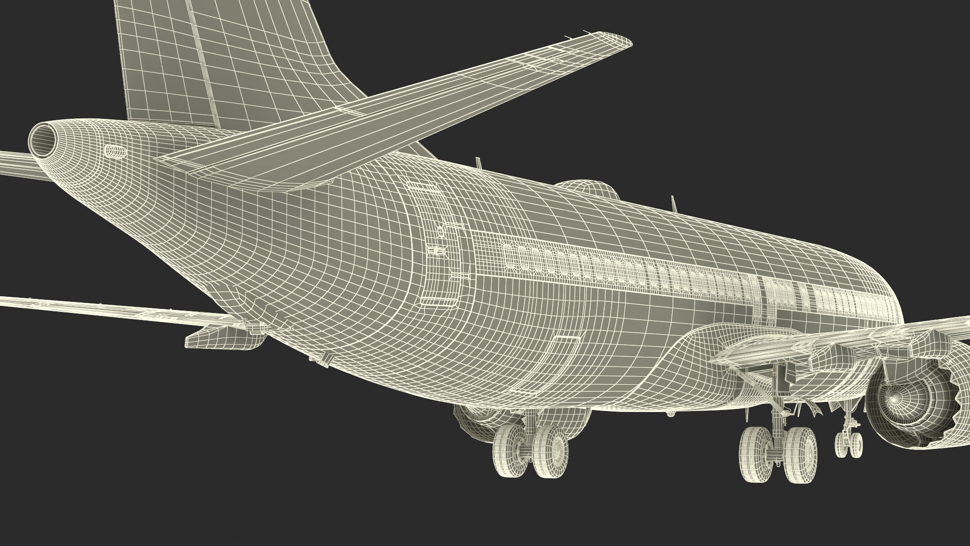 White Boeing 737 MAX 8 3D