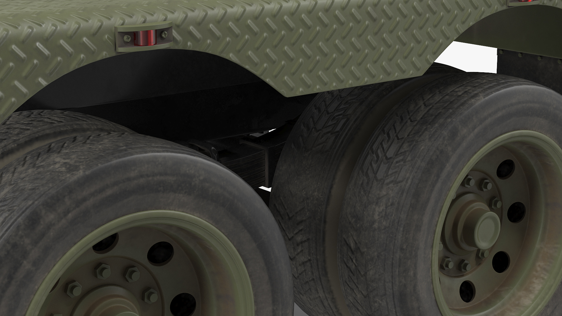 3D Heavy Truck Axle