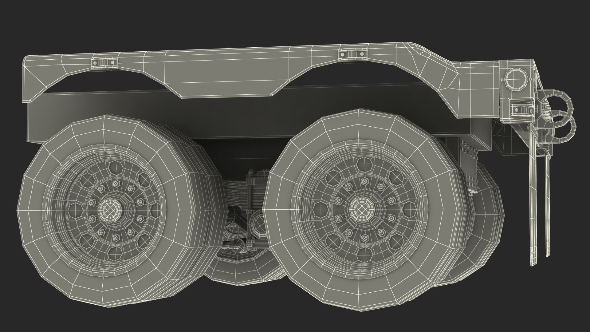 3D Heavy Truck Axle