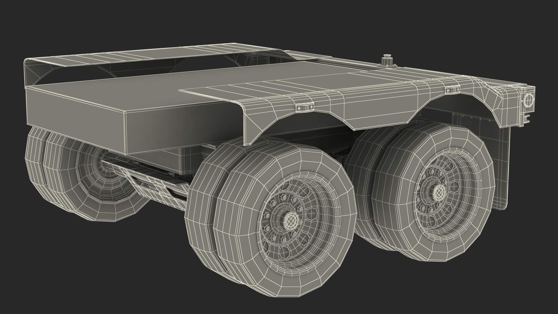 3D Heavy Truck Axle