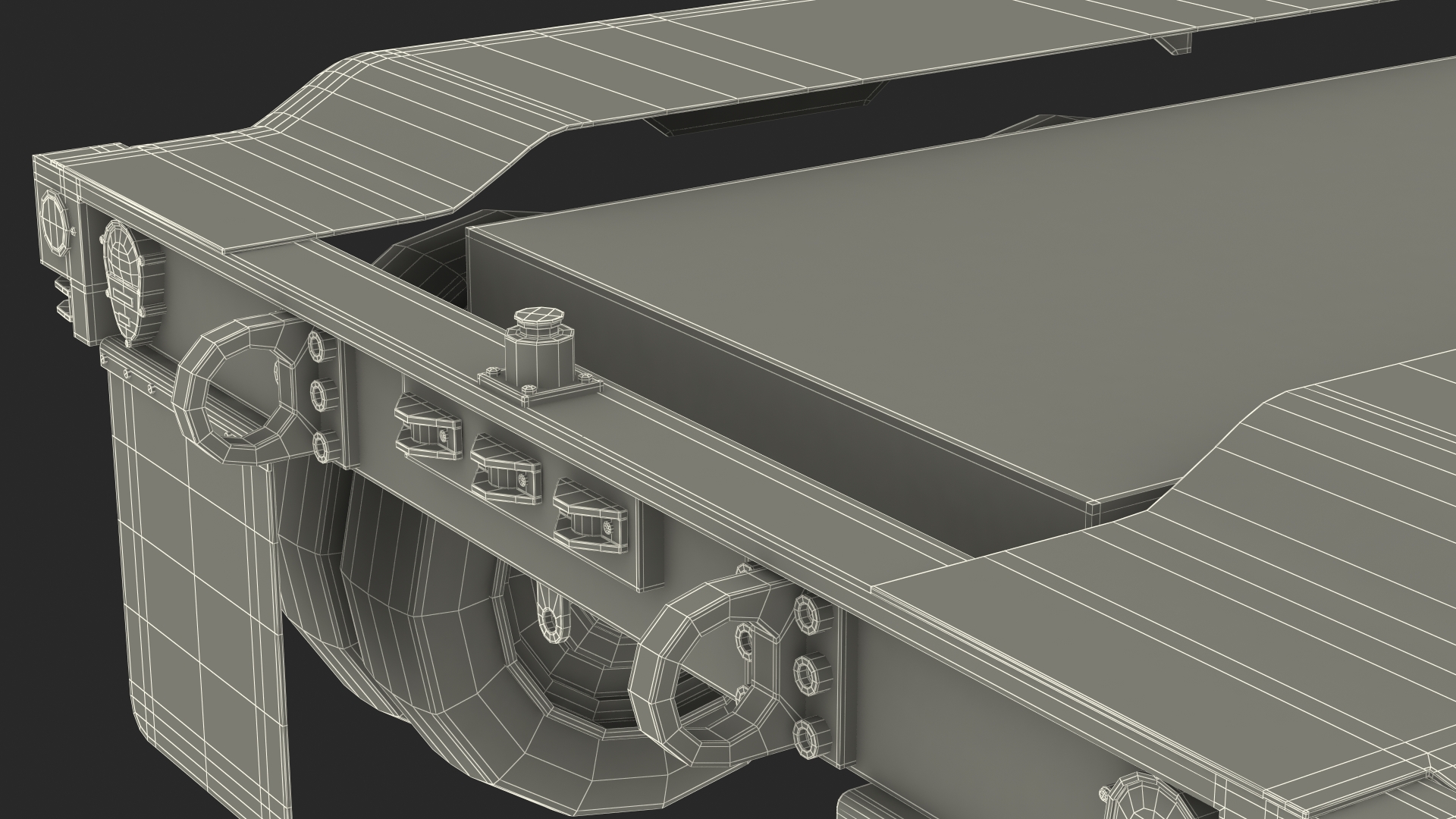 3D Heavy Truck Axle