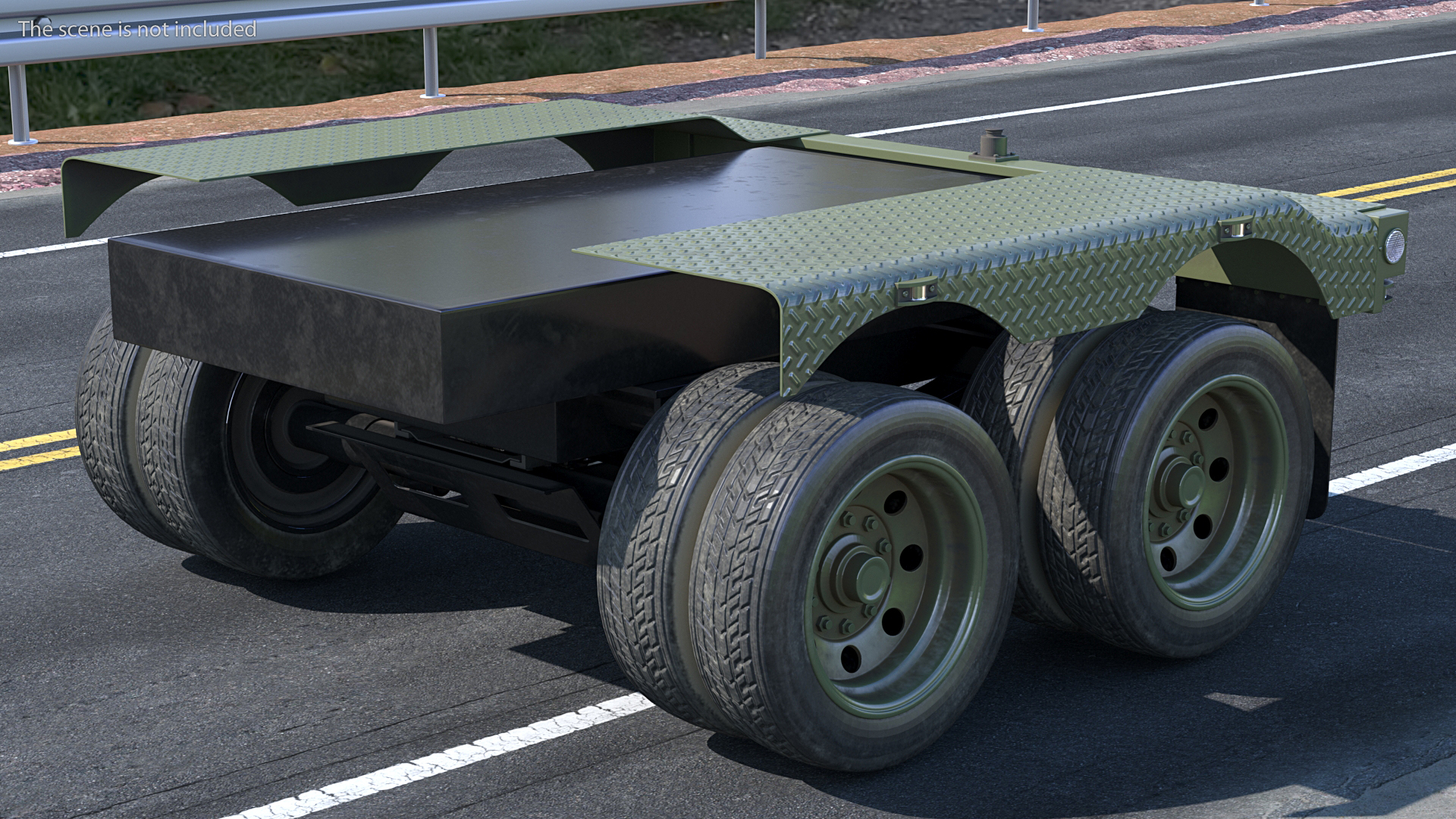 3D Heavy Truck Axle