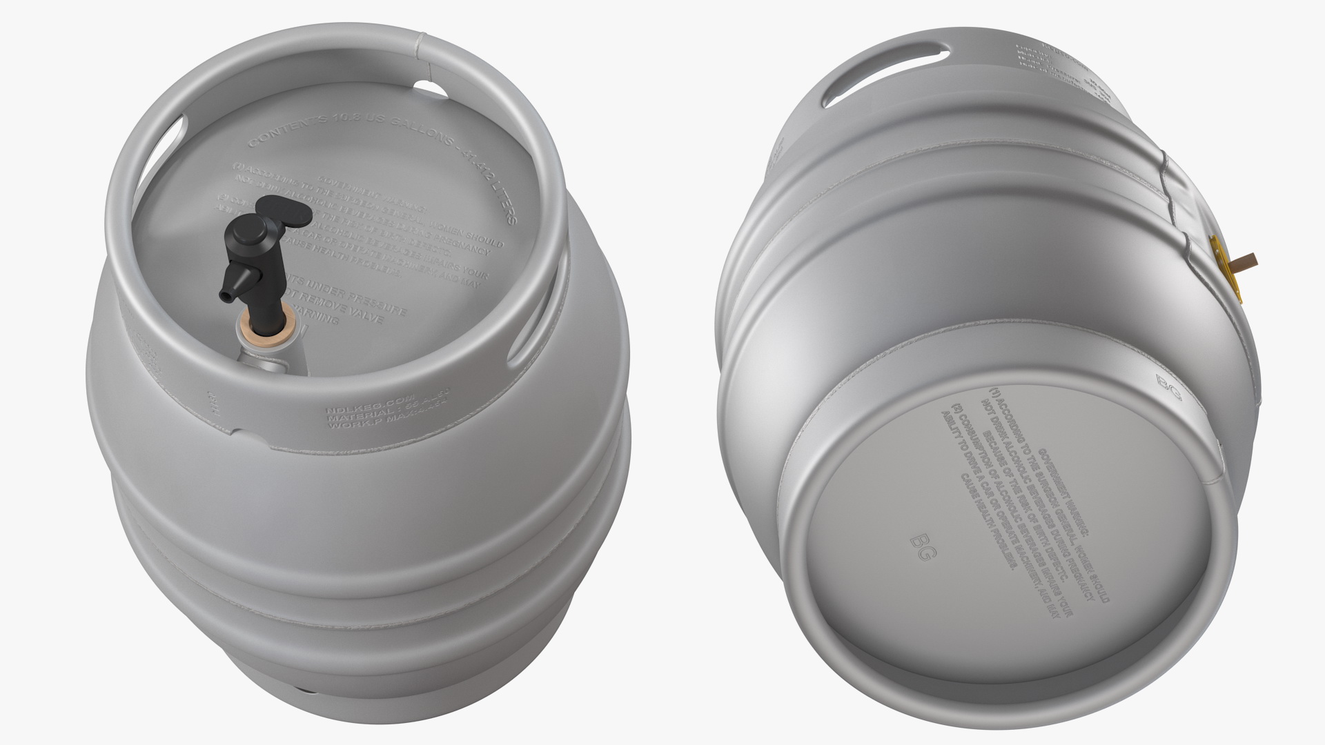 3D Firkin Cask