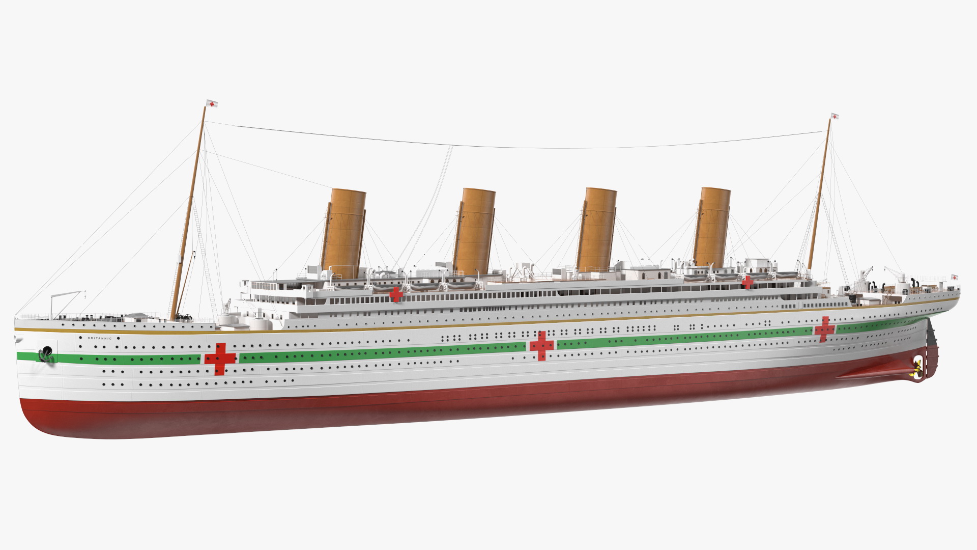 HMHS Britannic 3D model