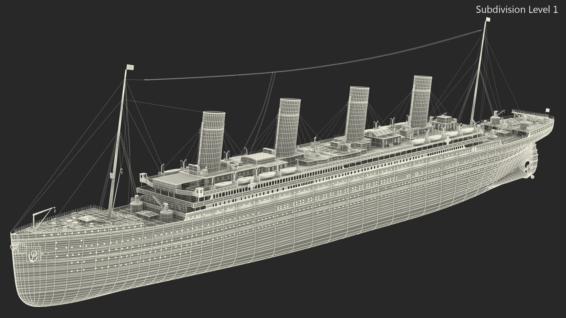 HMHS Britannic 3D model