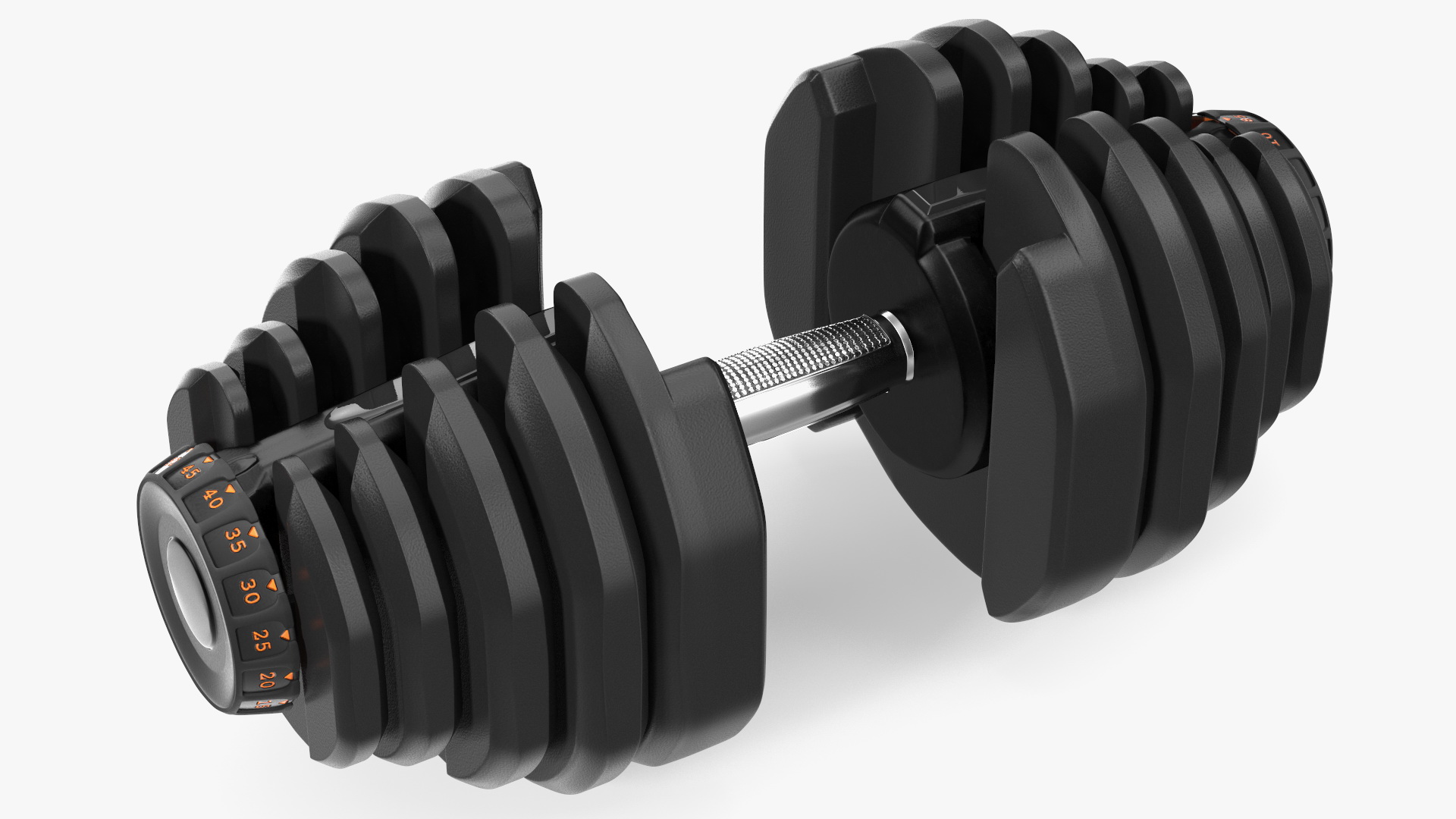 3D model Dial Weight Adjusting Dumbbell