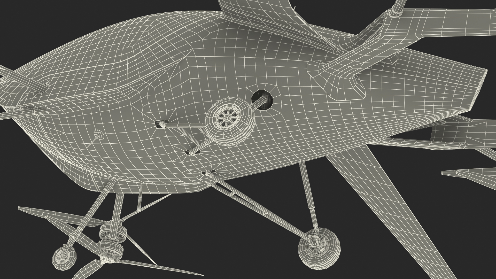 3D Electric Personal Air Mobility Vehicle model