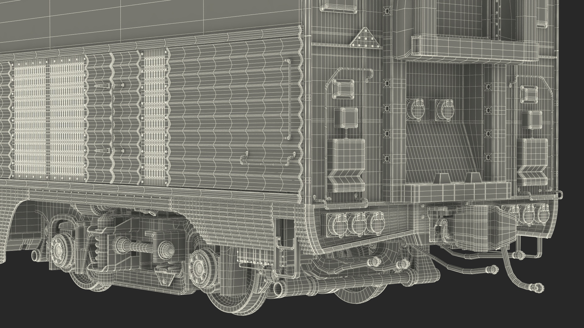 Double Decker Rail Car 3D