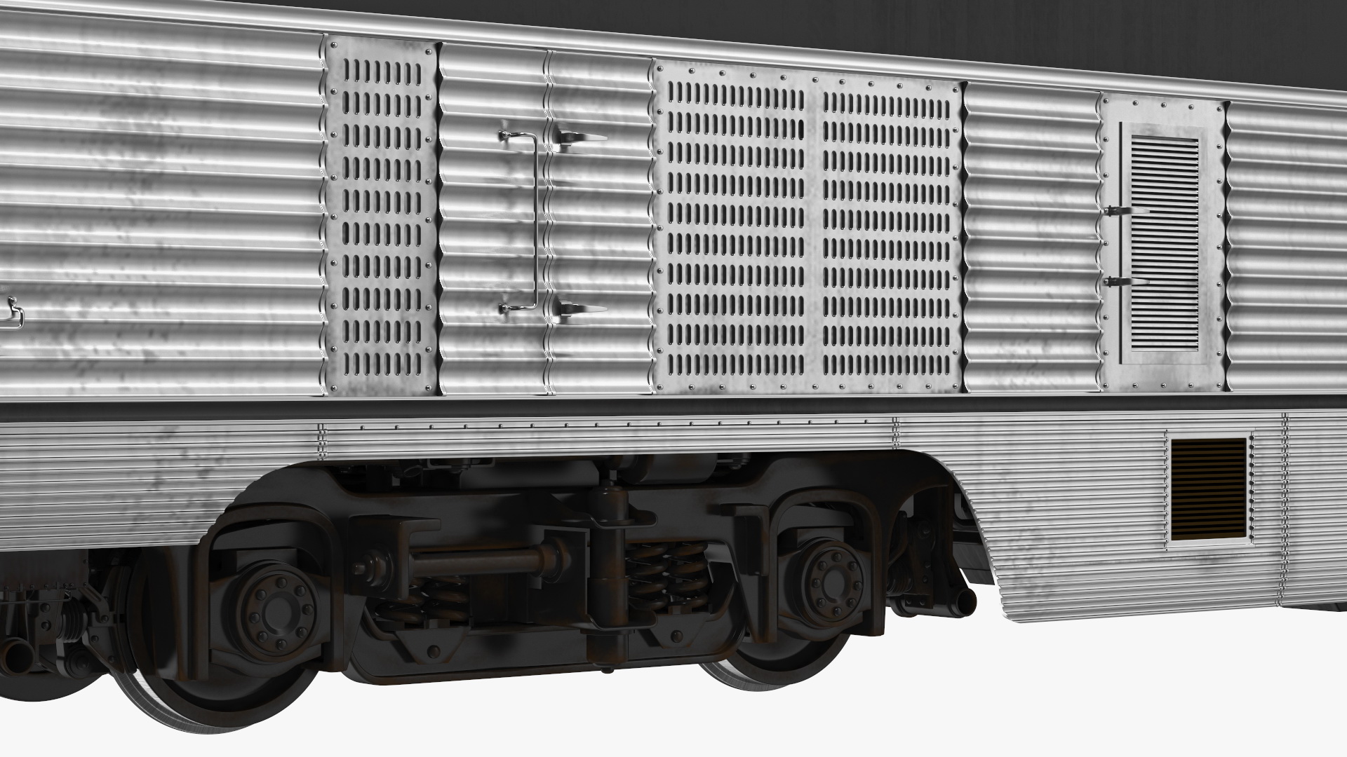 Double Decker Rail Car 3D