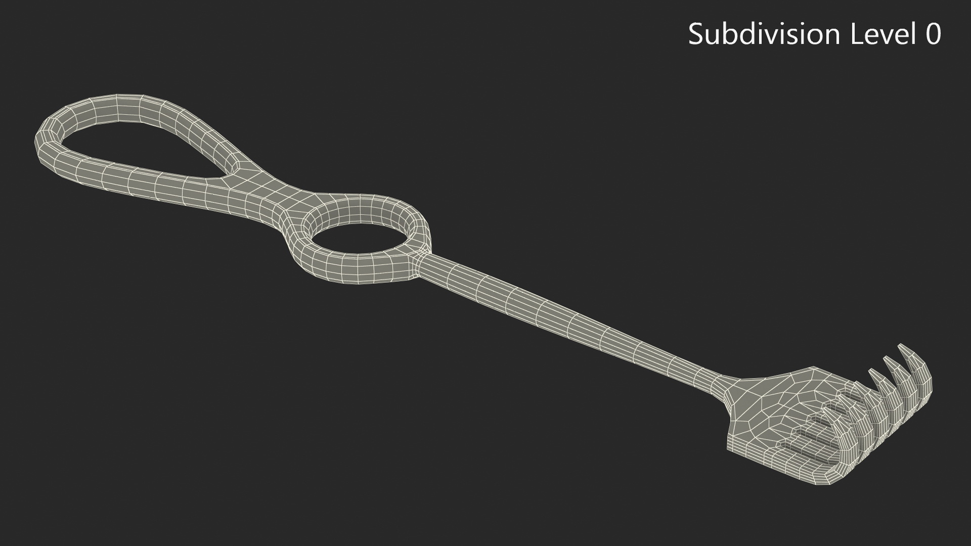 3D Volkmann Retractor model