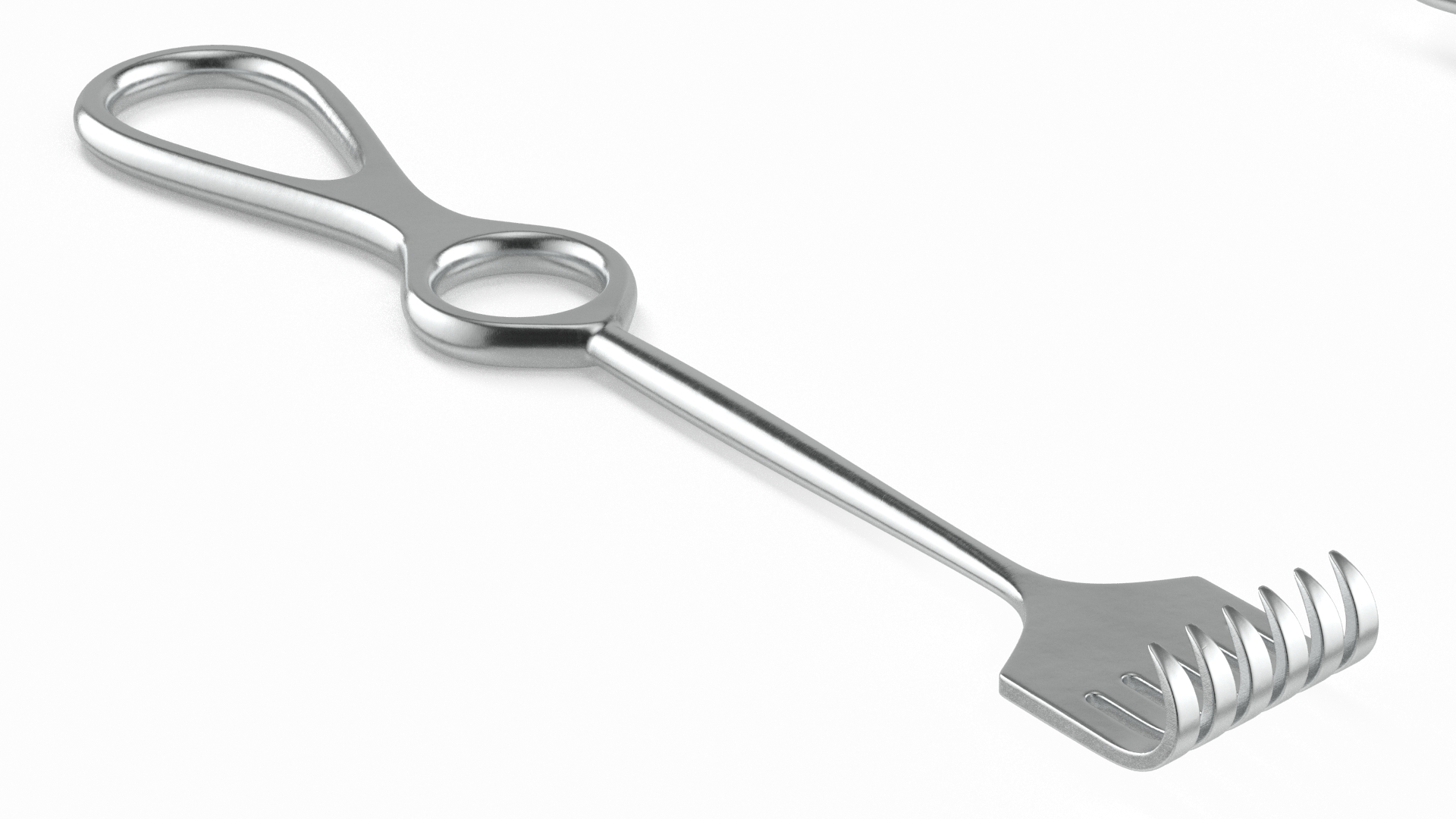 3D Volkmann Retractor model