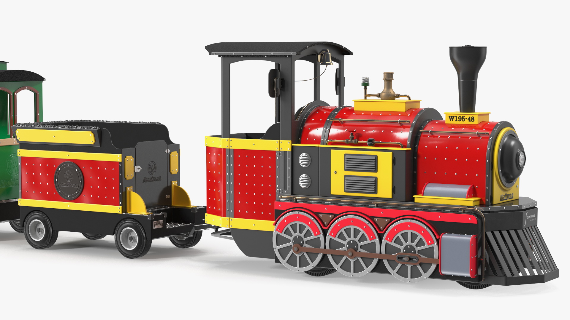 3D model Wattman Mini Express Children Train