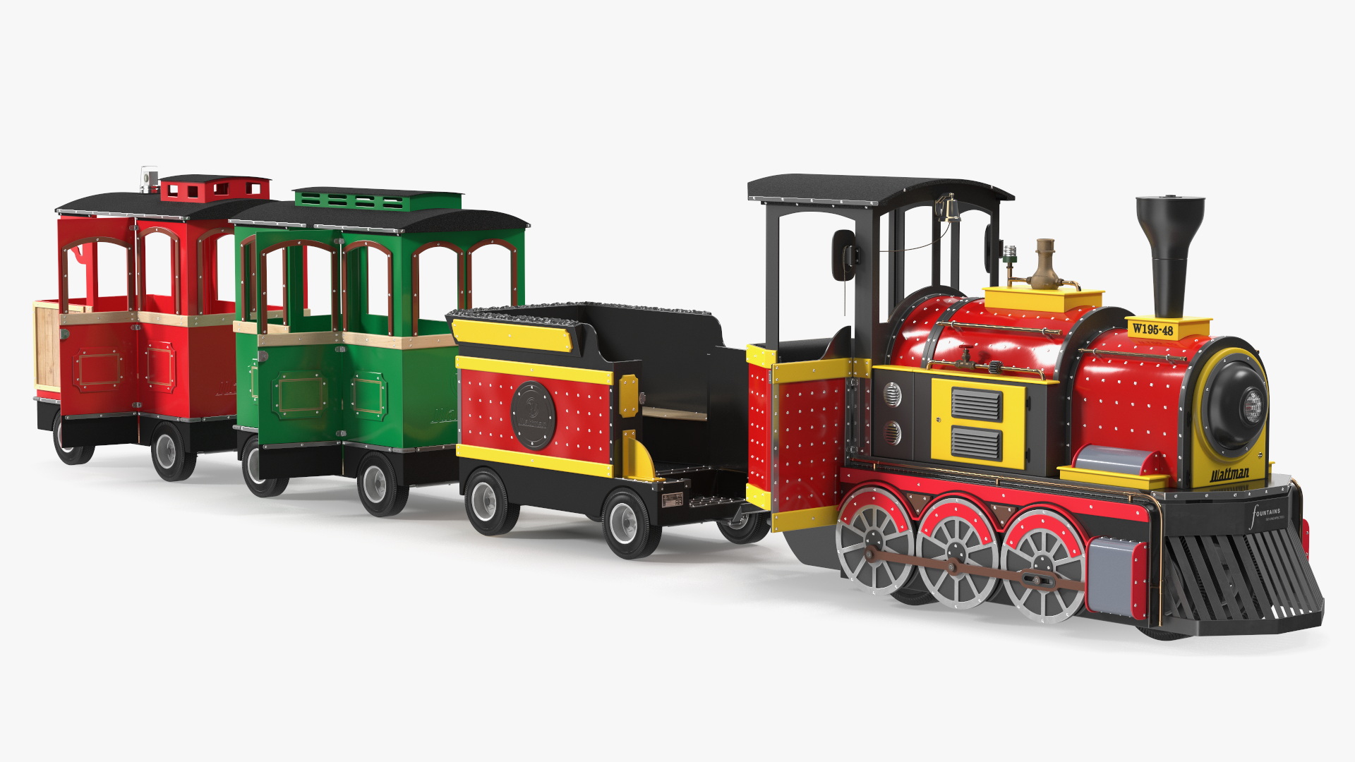 3D model Wattman Mini Express Children Train