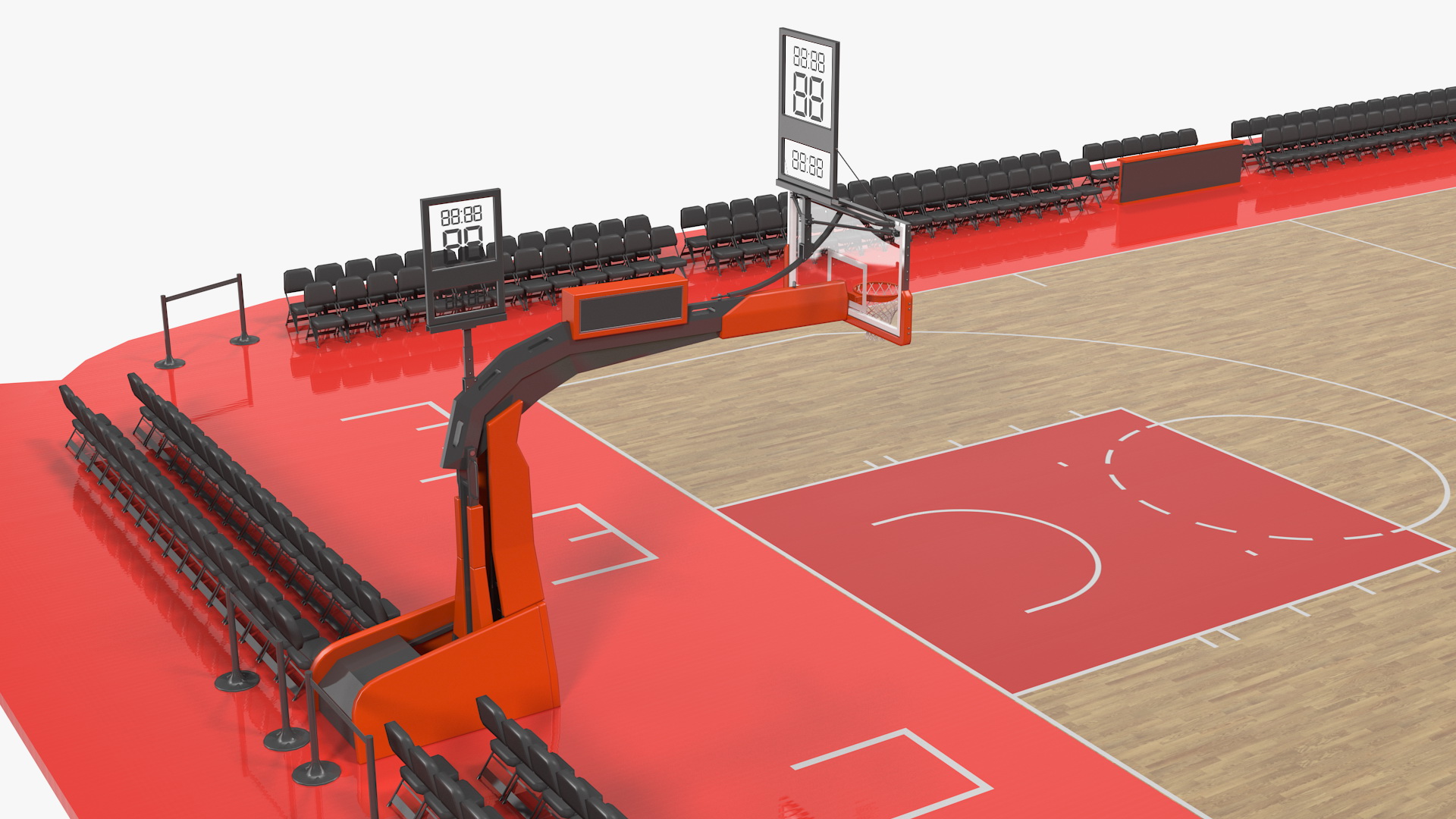 3D Basketball Court