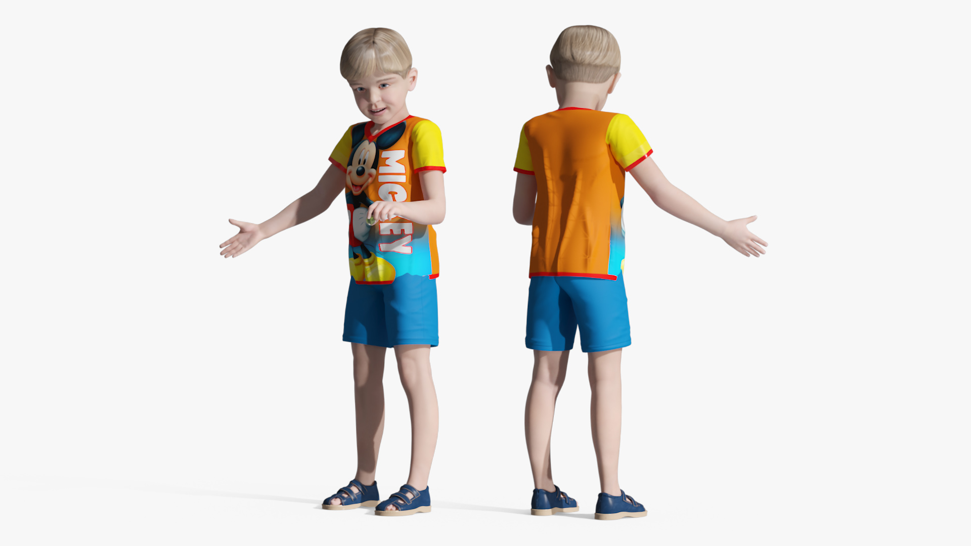 3D model Boy with Wooden Marble Run Toy