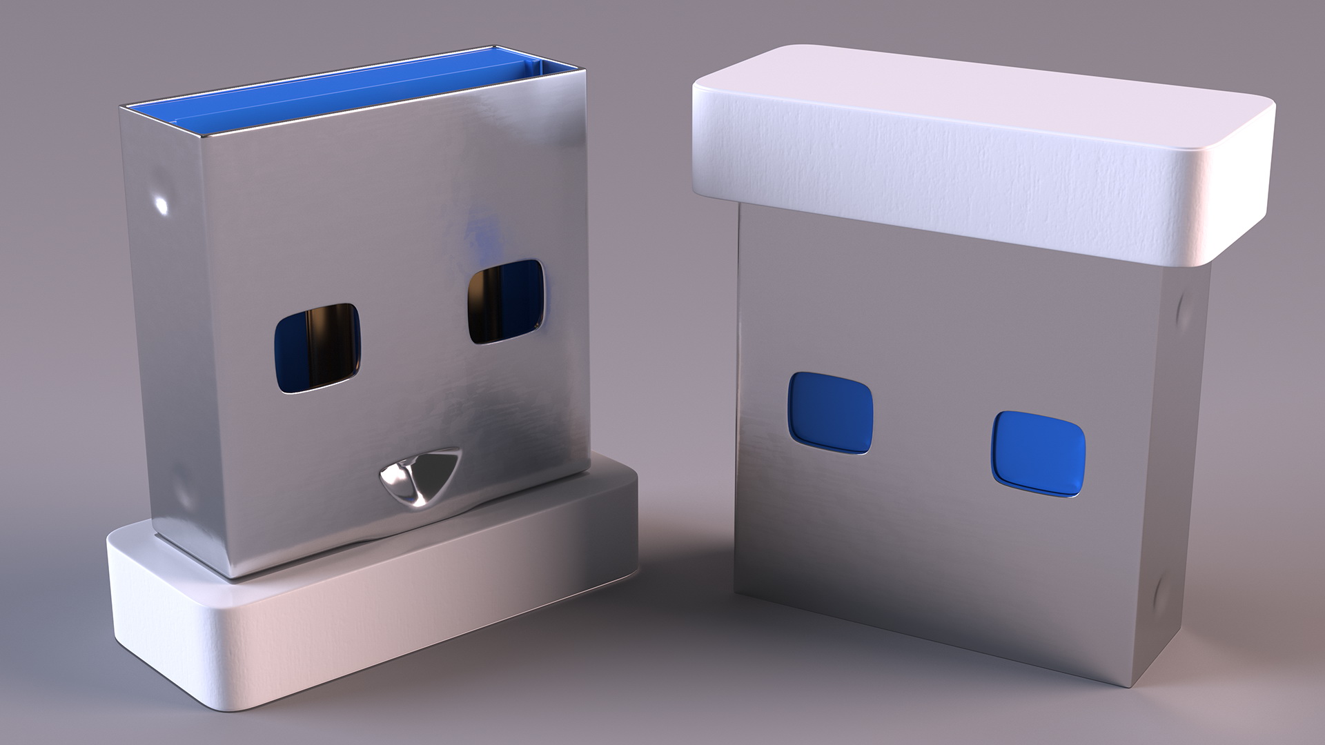 USB 3.0 Dongle 3D model