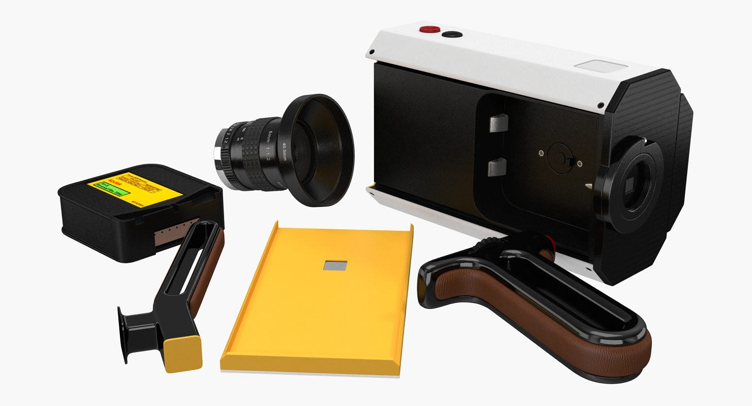 3D Kodak Super 8 Movie Camera