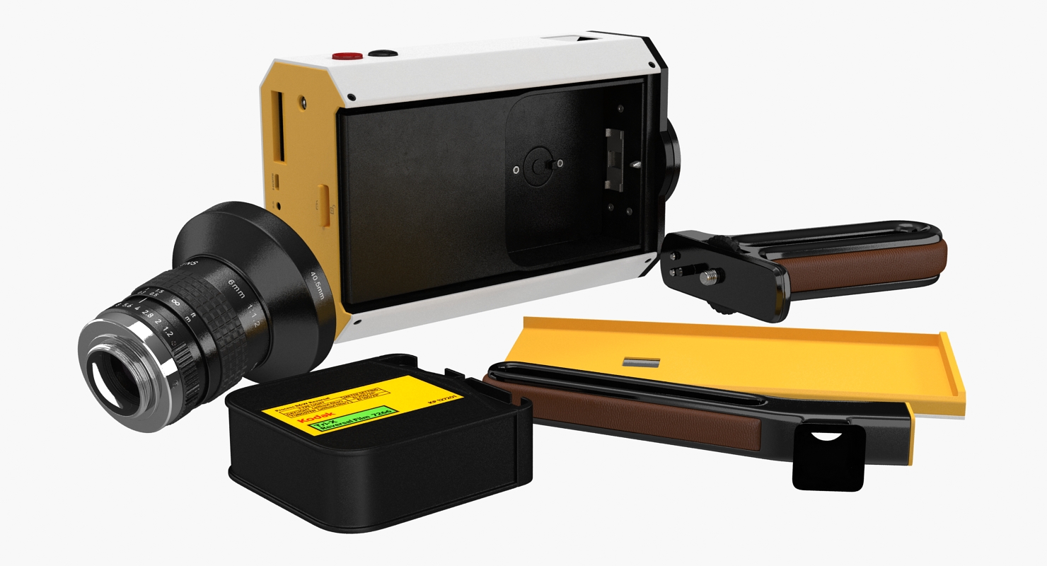 3D Kodak Super 8 Movie Camera