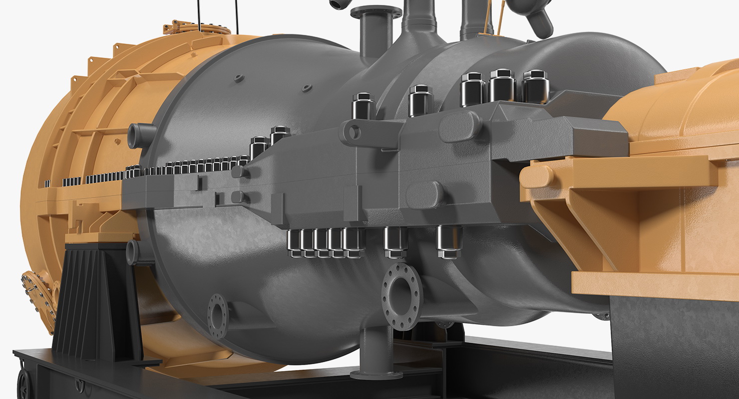 3D Steam Turbine Generic