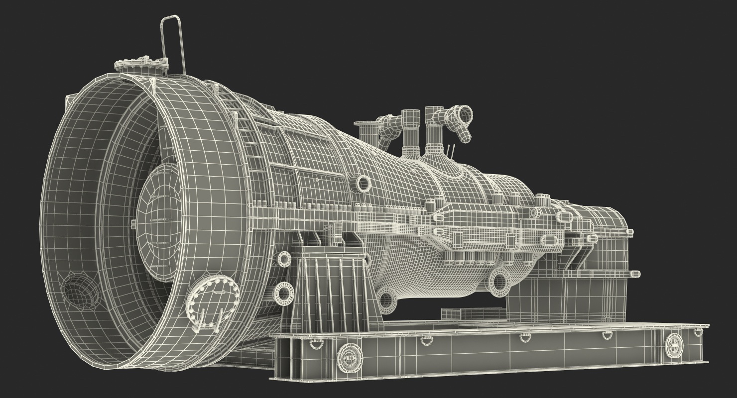 3D Steam Turbine Generic